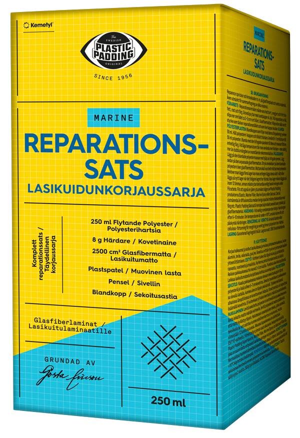 REPARATIONSSATS PLASTBÅTPLASTIC PADDING 250ML